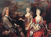 Largillière, Nicolas de - El artista y su familia - c.  1710.jpg