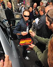 Lars Ulrich led the case against Napster for Metallica. Lars Ulrich The Rock Copenhagen.JPG