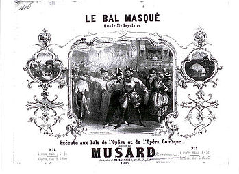 Couverture de la partition Le Bal masqué - Quadrille populaire