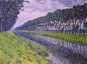 Le canal en Flandre par temps triste، 1894.jpg