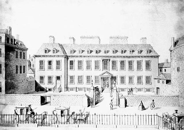 Leicester House on Leicester Fields, 1748