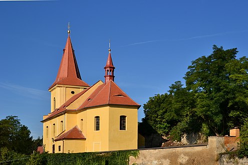 Église de l'Assomption à Libořice.