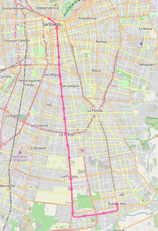 <span class="mw-page-title-main">Santiago Metro Line 9</span> Planned railway line in Santiago, Chile