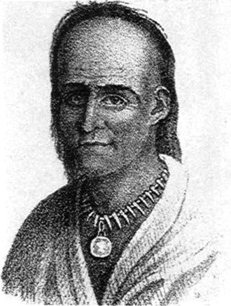 Little Turtle, a Miami war chief who opposed concessions to the United States Little Turtle.jpg