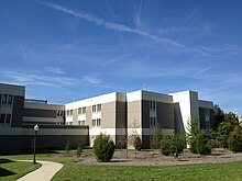 Litton-Reaves Hall contains classrooms and labs for the Department of Animal and Poultry Sciences Litton-Reaves Hall Virginia Tech.JPG