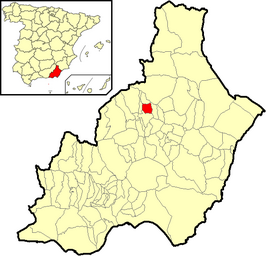 Kaart van Urrácal