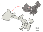 Location of Jiayuguan Prefecture within Gansu (China).png