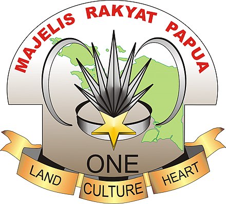 Seal of Papuan People's Assembly, a special organization in Papua province composed of native Papuans to enforce the special autonomy