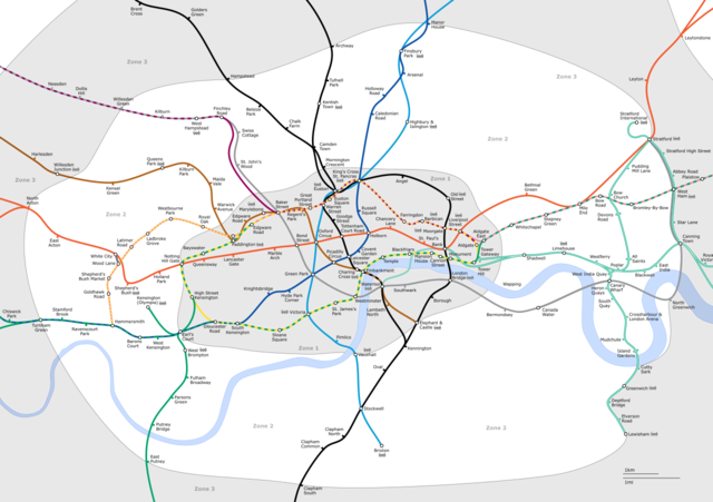 White City Station Zone List Of Stations In London Fare Zone 2 - Wikipedia