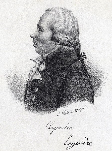 Side view sketching of French politician Louis Legendre (1752–1797), whose portrait had been mistakenly used, for nearly 200 years, to represent Frenc
