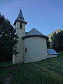 Église paroissiale du hameau de Saint-Barthélemy, vallon de Laverq, commune de Méolans-Revel (Alpes-de-Haute-Provence).