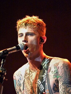Machine Gun Kelly (pictured) has been credited by publications such as Kerrang! as leading a pop punk revival in the 2020s