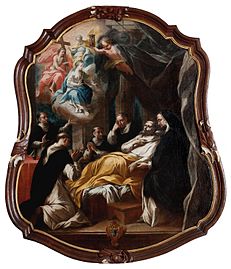 Mort de Saint Dominique à Bologne