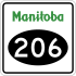 Provincial Road 206 shield