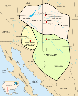 Map Anasazi, Hohokam and Mogollon cultures-en.svg