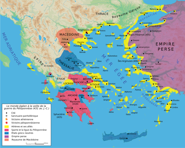 File:Map Peloponnesian War 431 BC-fr.svg