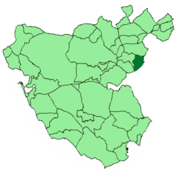 Villaluenga del Rosario – Mappa