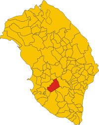 Map of comune of Casarano (province of Lecce, region Apulia, Italy).svg