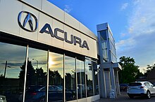 Acura logo seen at a dealership in Canada MarkhamAcura.jpg