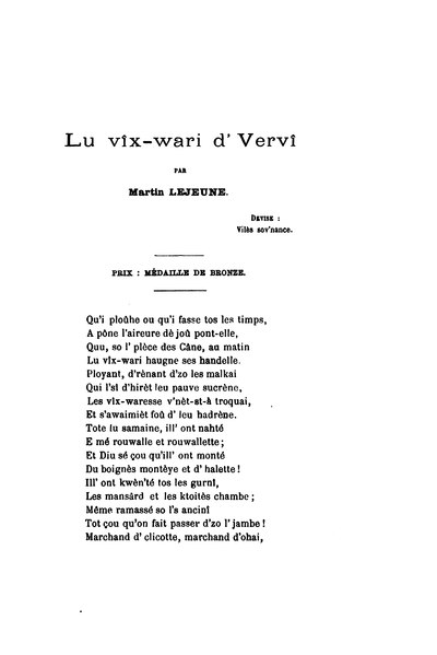 File:Martin Lejeune - Lu vîx-wari d’ Vervî, 1900 (in BSLLW t.40, p.21-27).djvu