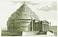 Rekonstruktion des Augustusmausoleum in Rom