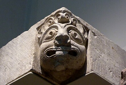 Limestone Grotesque held at the British Museum