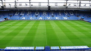 Tribuna dell'Estadio Mendizorrotza (settembre 2016)