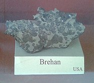Meteorito Brenham. Siderólito encontrado no Kansas, Estados Unidos, em 1882.