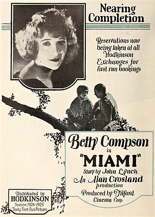 <i>Miami</i> (1924 film) 1924 film by Alan Crosland