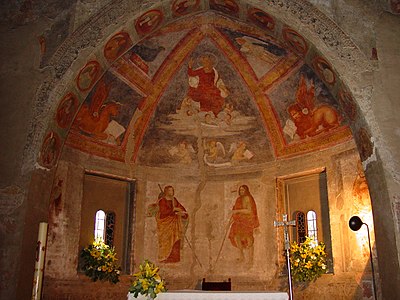 Fresque dans l'abside.