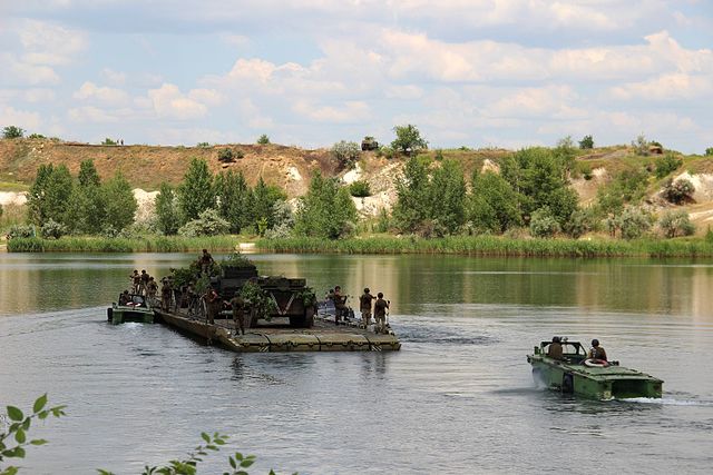 Military engineer training in Ukraine, 2017