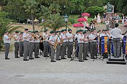 Deutsch: Gemeinsames Auftreten der Musikkapellen der Militärmusik von Niederösterreich und Salzburg im Kurpark von Baden