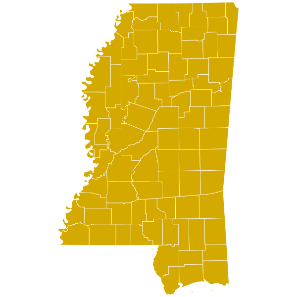 File:Mississippi Democratic Presidential Primary Election Results by County, 2016.svg