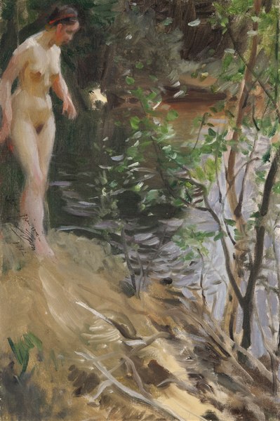 File:Model at Shore (Anders Zorn) - Gothenburg Museum of Art - GKM 2013-5.tif