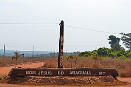 Entrada de Bom Jesus do Araguaia (BR-158)