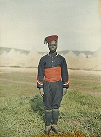 Tirailleur sénégalais (Fez, 1913).