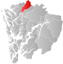 Vị trí Modalen tại Hordaland