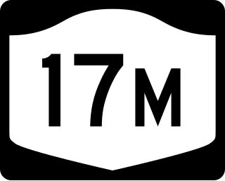 <span class="mw-page-title-main">New York State Route 17M</span> State highway in Orange County, New York, US