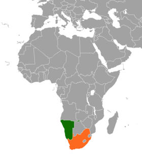 Namibie et Afrique du Sud