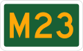 Alphanumeric route marker