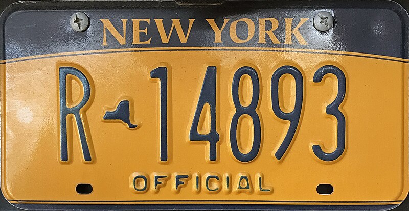 File:New York license plate official R-14893.jpg