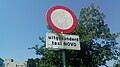 osmwiki:File:No motor vehicles except for Taxi NOVO sign, Stadskanaal (2019) 02.jpg