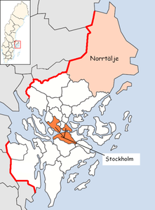 Norrtälje – Localizzazione