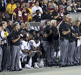 Us National Anthem Protests 2016present Wikipedia