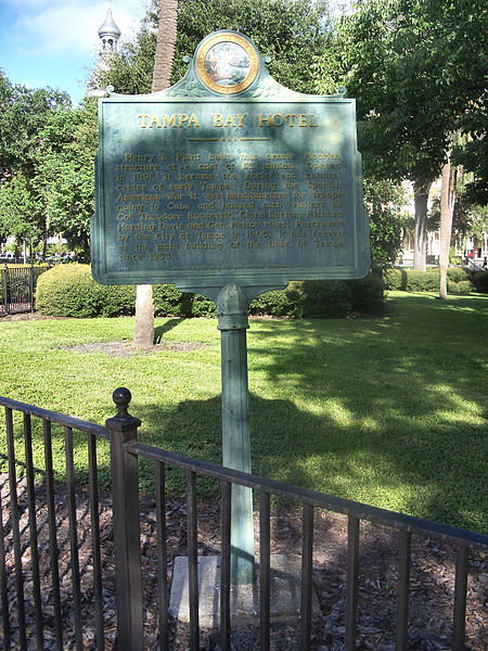 File:Old Tampa Bay Hotel plaque01.jpg