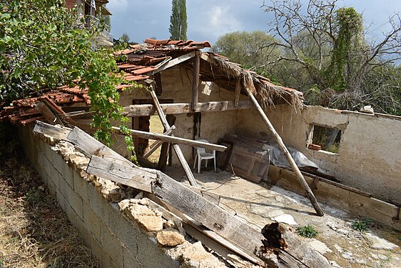 Old stable in Greece, no longer used.