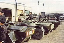 Ontario Regiment Ferret Troop Pre-Oshawa Fiesta Parade Oshawa c.1991.jpg