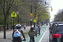 Prospect Park West PPW bike lane jeh.jpg