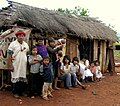 Eine Guarani-Familie