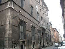 Ingeborg Bachmann's residence at Palazzo Sacchetti, Via Giulia, Rome